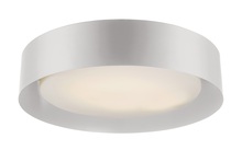 Trans Globe LED-30051 WH - LED FLUSH DRUM WH ACRY-WH